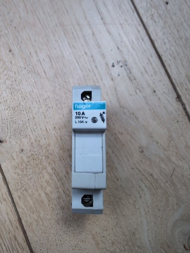 Porte fusible hager l10419 10a - fusible,
