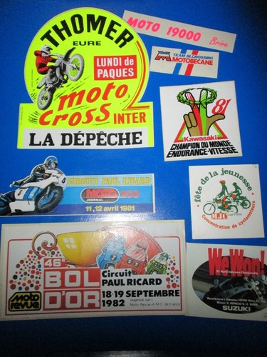 Autocollants moto kawasaki - moto,