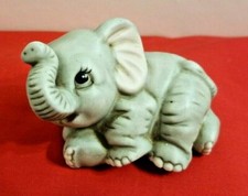 Vintage Homco Home Interiors Elephant Baby Figurine #1400