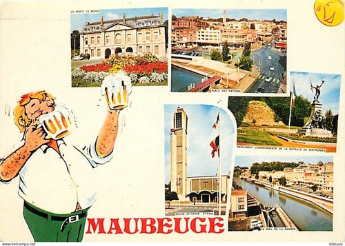 Carte postale maubeuge - carte,