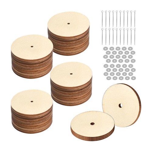 Lot disques en bois - lot,