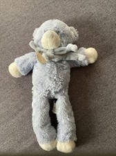 O/ Doudou et compagnie peluche ours blanc bleu longues jambes DC2018 Bonbon