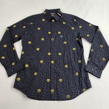 Express Chemise Adulte Taille M 15-15.5 Slim Coton NBA Denver Pépites Léopard