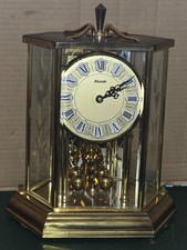 Horloge Pendule Kundo Sous Cloche En Verre Made In Germany à quartz