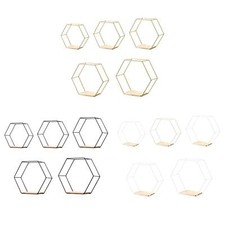 Étagères murales hexagonales