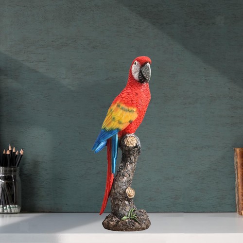 Statue perroquet en - statue,