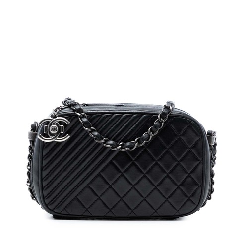 Chanel mini matelassé cuir - mini,