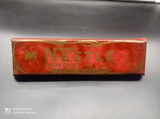 Ancienne plaque publicité glacoide NESTLE chocolat années 50 ,authentique.