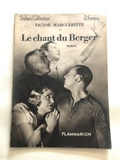 Livre Ancien Le chant du berger Victor Margueritte Flammarion select collection