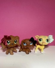 ? Littlest Pet Shop Lot #640 #252 #875 Dachshund Cocker Spaniel Authentic Lps?