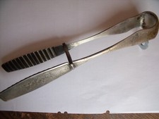 pince a asperges argentée poinçon monogrammée