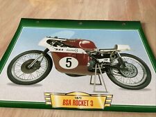 BSA 750 Rocket 3 1971 fiche
