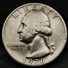 WASHINGTON QUARTER DOLLAR 1936