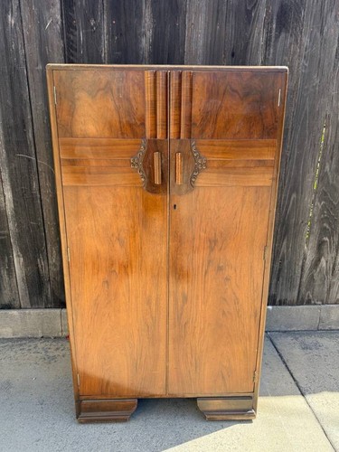 Vintage armoire wardrobe - armoire,