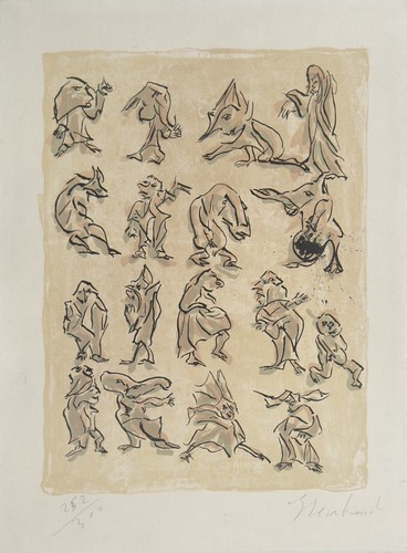 Reinhoud haese lithographie - ,