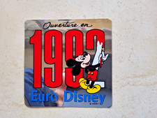 Euro Disney 1992 Autocollant