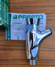 Robinet de lavabo 504 fixation murale eau chaude 15 x 21 Presto 63020