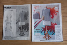 Patron NEUF  MODES ET TRAVAUX - MARINIERE   T. 36 à 48 - 2021 Débutante