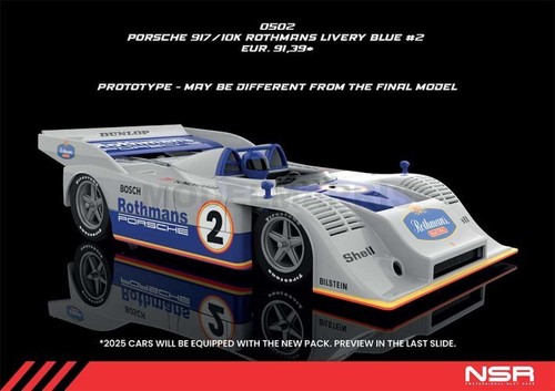 Nsr 0502sw porsche - porsche, 917/10k