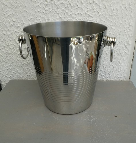 Seau champagne inox 18 - a, en