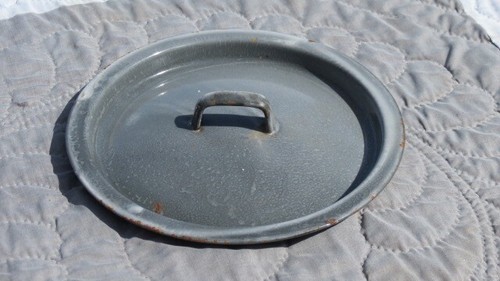 Antique primitive enamel ware - enamel,