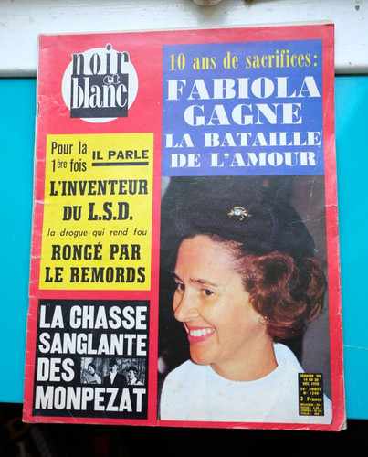 Journal revue noir blanc - et,