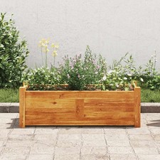 Bois d'Acacia Lit Surélevé de Jardin 200x50x25 cm Jardinière Bac Fleur vidaXL