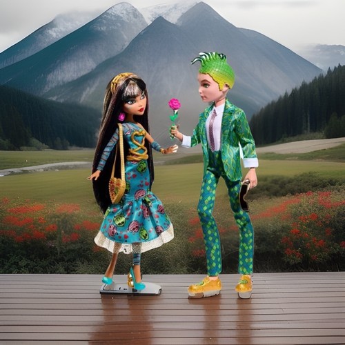 Monster high howliday cleo - howliday, &