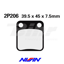 NISSIN 2P206GS Paire Plaquettes Avant Yamaha YFM 450 Grizzly 4X4 2007-2014