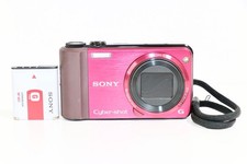 Appareil photo numérique rouge Sony Cyber-shot DSC-HX7V avec batterie et sangle