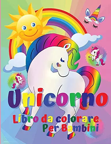 Unicorno libro colorare per - da,