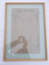 DESSIN ACADEMIQUE ANATOMIE ANCIEN ETUDE TIBIA PERONE CURIOSITE ECORCHE VINTAGE