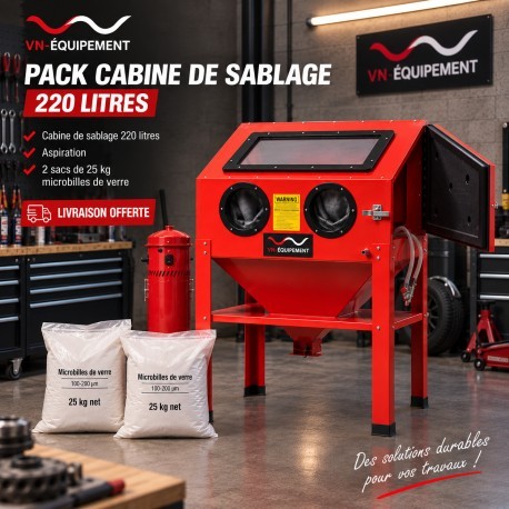 Pack complet cabine sablage - pack,