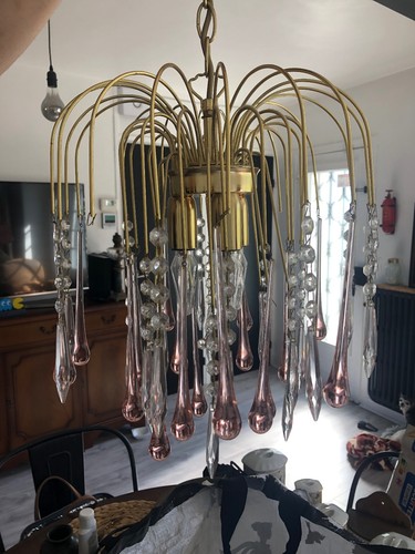 Elegant lustre pampille - lustre,