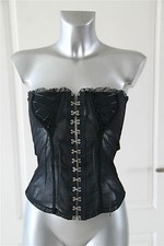 luxueux corset lycra noir SUGGEST by PAIN DE SUCRE  taille 2 (30-40)  val. 215€