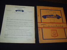 RARISSIME BROCHURE 12 PAGES D EPOQUE 1957 TUBULURE AUTOBLEU RENAULT DAUPHINE