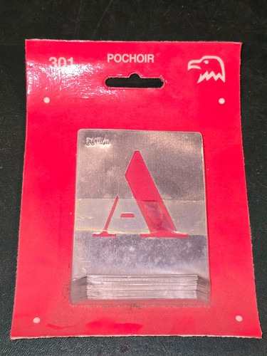 Lettres pochoirs alphabet - lettres, 50