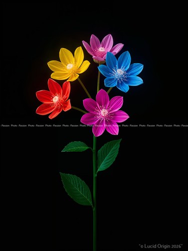 Photo floral kawaii moderne - floral,