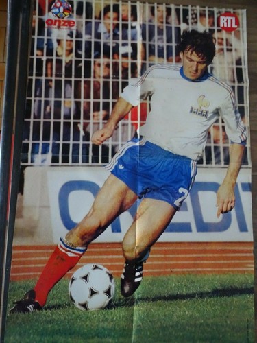 Football poster battiston - football,