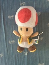 Peluche jeu vidéo mario Toad  champignon nintendo 20cm 2011