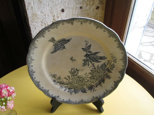 Rare assiette ancienne 19ème - assiette,