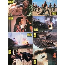 THE DELTA FORCE 2 Original Lobby Cards x8 - 9x12 in. - 1990 - Aaron Norris, Chuc