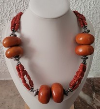 Ancien Collier Berbère Ambre
