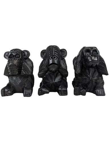Les singes sagesse en - la,