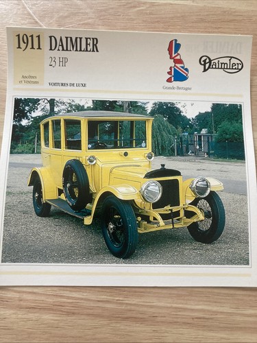 Daimler 1911 carte - daimler,