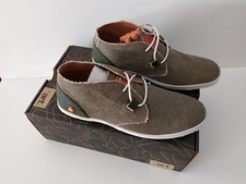 Paire de Chaussures femme ART cuir 38 taupe kaki vert