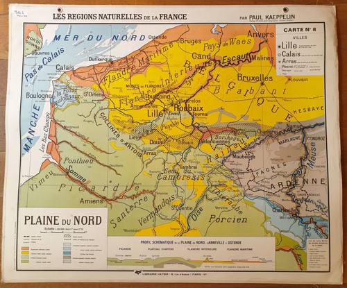 Carte scolaire hatier vidal - carte,