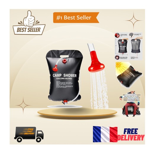 Douche solaire pliant - pliant, 20l