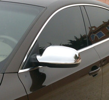 2 x CACHES CHROME COQUES COQUILLES RETROVISEURS AUDI A3 A4 A5 8T SLINE QUATTRO