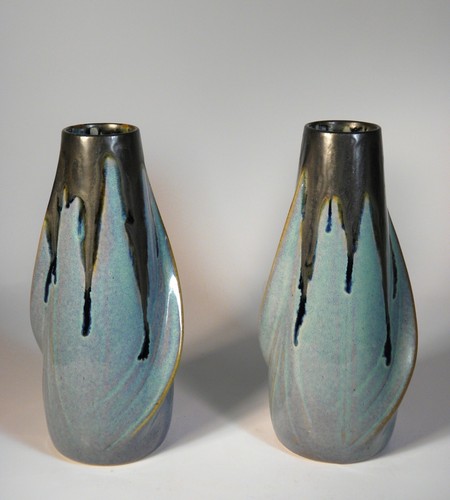 Paire vases style art - vases,